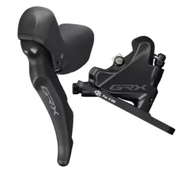 Набор тормозной SHIMANO GRX ST-RX600/BR-RX400, левый. на 2 скорости, под дисковый тормоз, IRX4001DLF6SC100A