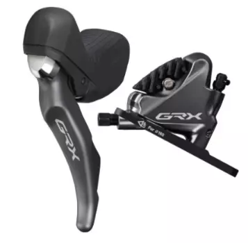 Набор тормозной SHIMANO GRX ST-RX810/BR-RX810, левый, на 2 скорости, под дисковый тормоз, IRX8102DLF6SC100A