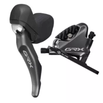 Набор тормозной SHIMANO GRX ST-RX810/BR-RX810, левый, на 2 скорости, под дисковый тормоз, IRX8102DLF6SC100A