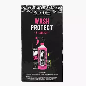 Набор велокосметики Muc-Off Wash, Protect and Lube Kit (Dry Lube version), 2021, 851