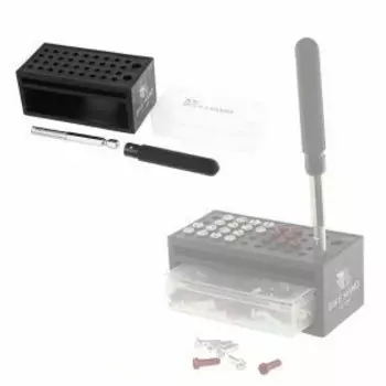 Набор велосипедный Bike Hand, кондуктор-кассетница и ключ для ниппелей, чёрный, YC-189