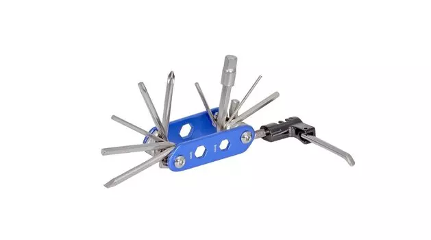 Набор велосипедный TRIX, ключи шестигранные в наборе 2/2.5/3/4/5/6/8 мм + 3 отвертки+выжимка цепи+монтажка,TL-TX-835-C-0