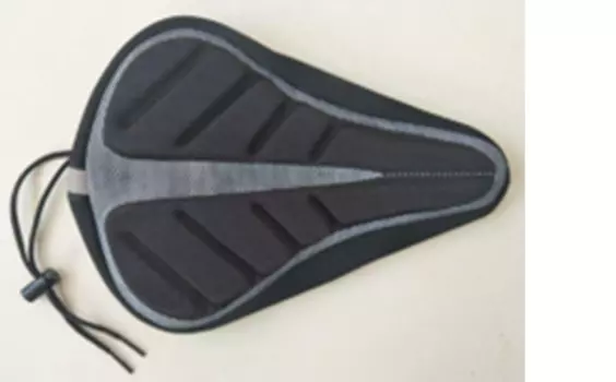 Накладка гелевая на седло Vinca sport, размер 280х200мм, вес 200гр, черный, XD 04