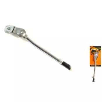 Подножка велосипедная TRIX, 20-28", алюминий, крепление центральное, регулируемая, серебристый, KS-TX-05A-0-SL