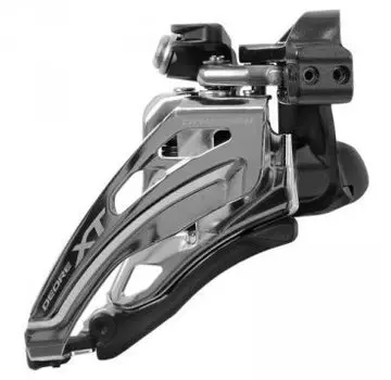 Переключатель передний SHIMANO XT M8020-L, нижний хомут, side-swing, 3X11, верхняя тяга, IFDM8000LX6