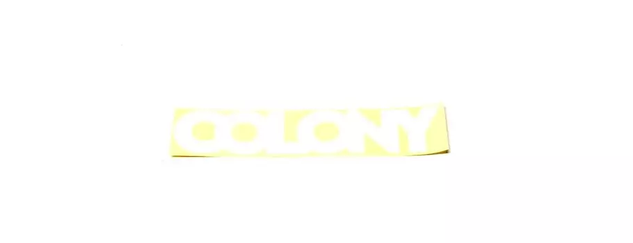 Наклейки стикеры COLONY, Car Window Sticker, цвет White, 03-002202