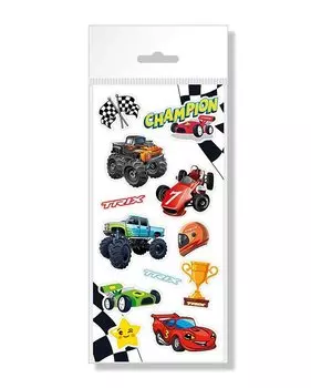 Наклейки TRIX Champion, детские, лист 98 х 210 мм, в индивидуальной упаковке, STTX98210CH