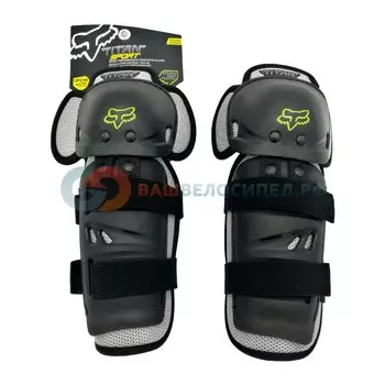 Наколенники подростковые Fox Titan Sport Knee/Shin Youth Guard, черный, 04275-001-OS