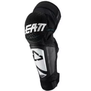 Наколенники подростковые Leatt 3DF Hybrid Knee & Shin Guard EXT Junior, White/Black, 2025, 5019410190