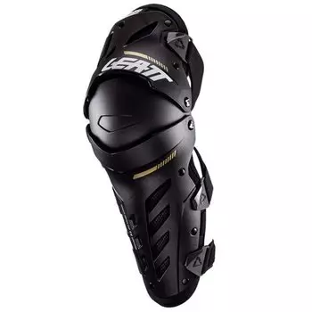Наколенники подростковые Leatt Dual Axis Knee & Shin Guard Junior, Black, 2025, 5023051050