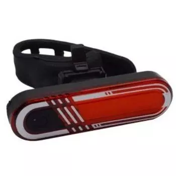 Велофонарь задний Briviga USB 50, COB диоды до 50 лм, встроенный аккумулятор 350 мАч, EBL-040