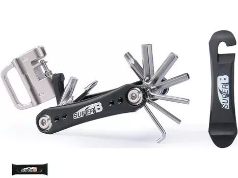Набор инструментов складной 18 в 1 SUPER B TB-FD20, торговая упаковка, TB-FD20-BLK