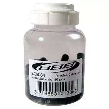 Наконечник оболочки BBB, 5 мм, черный, BCB-64