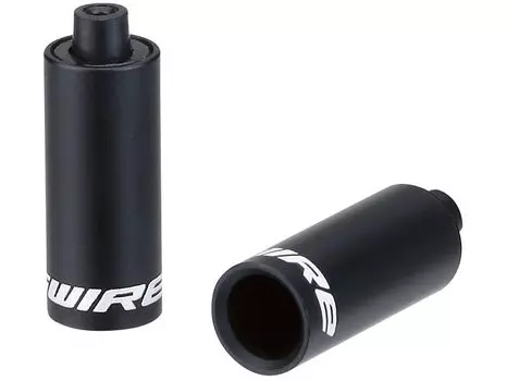 Наконечник оболочки троса переключения JAGWIRE, 4 мм, с "капюшоном", алюминий, чёрная, 30 штук, BOT260-BJ