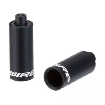 Наконечник оболочки троса переключения JAGWIRE, 4 мм, с "капюшоном", алюминий, чёрная, 30 штук, BOT260-BJ