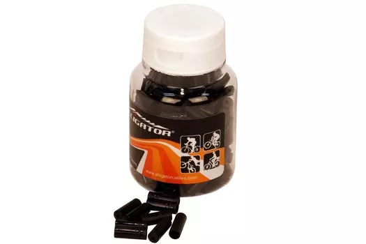 Наконечник оплетки LY-HРР01, 4х12мм, пластик, черная, упаковка 150шт