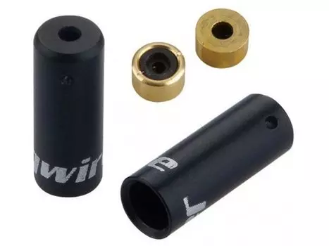 Наконечник переключателя оболочки троса JAGWIRE, 4мм, с резиновым уплотнением, чёрный, 50шт, BOT057BJ