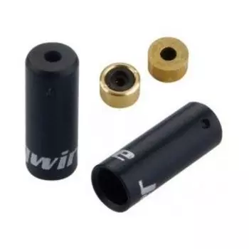 Наконечник переключателя оболочки троса JAGWIRE, 4мм, с резиновым уплотнением, чёрный, 50шт, BOT057BJ