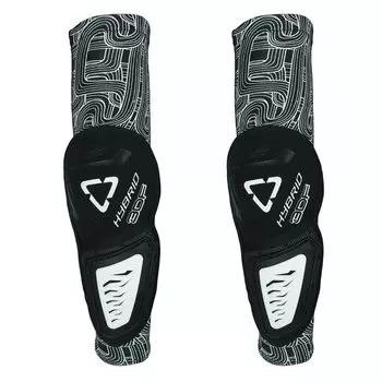 Налокотники Leatt 3DF Elbow Guard Hybrid, черно-белый