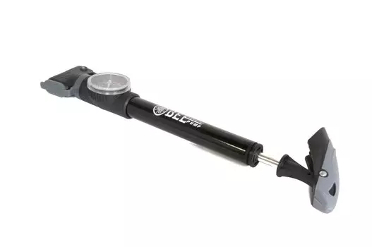 Насос BEE PUMP ручной, под ниппель AV/FV, с манометром, Т-ручка, 21x304мм, алюминий, черный, M21B-03A