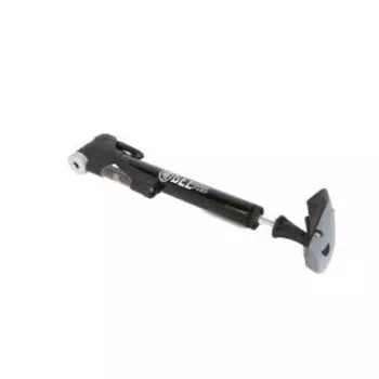 Насос BEE PUMP ручной, под ниппель AV/FV, с манометром, Т-ручка, 21x270мм, алюминий, черный, M21B-02