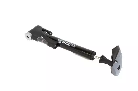 Насос BEE PUMP ручной, под ниппель AV/FV, с манометром, Т-ручка, 21x270мм, алюминий, черный, M21B-02