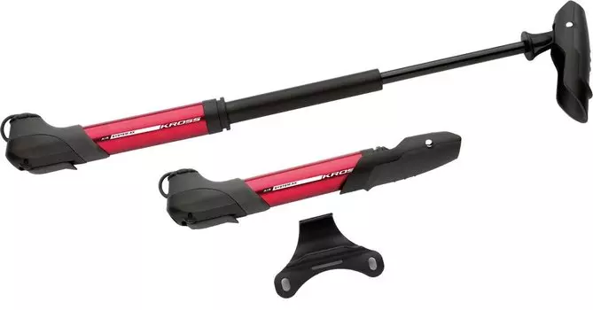 Насос для велосипеда Kross AQUILO алюминий-пластик, красный, T4CPO000117RD