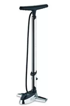 Насос Giyo GF-14D напольный алюминиевый, 240 psi, цифровой манометр, ниппель “авто/вело”, GF14D