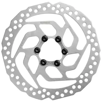 Ротор велосипедный Shimano RT26, 160мм, 6-болтов, для пластиковых колод, ESMRT26S