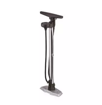 Насос Giyo GF-54E напольный алюминиевый с верхним манометром 160 psi, нипель авто/вело, GF54E