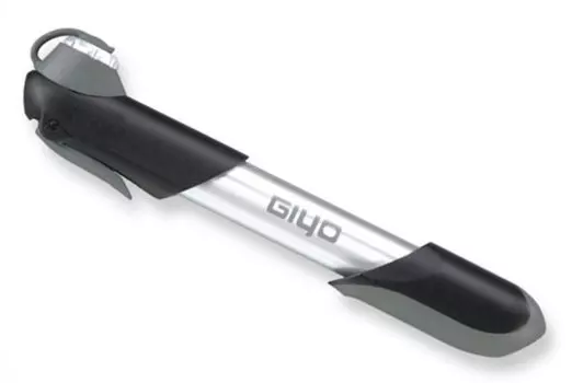 Насос велосипедный GIYO, авто/вело ниппель, алюминий, Мах 80psi, GP-04A