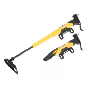 Насос Giyo, пластик, AV/FV, телескопический,Т-образная ручка, 21 см, GP-77 (желтый)