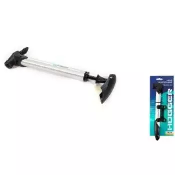 Насос HOGGER ручной, AV/FV, Т-образная ручка, max 120 psi/8 bar, 28см, алюминий/пластик, серебристый, GP-09 HOGGER