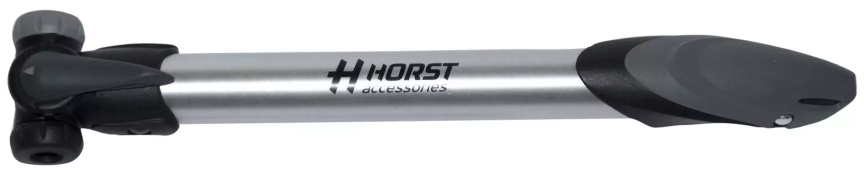 Насос HORST алюм. двойная гол-ка, Т-образ. ручка, серебрист. 9-150009