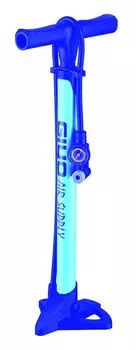 Насос напольный GIYO GF-37, c манометром на шланге, 120PSI, синий, 6-1900