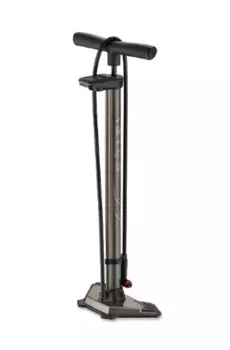 Насос напольный GIYO GF-64D, с цифровым LCD манометром, 12бар/180PSI, универсальная головка, серый, 6-190064