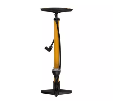 Насос напольный Green Cycle GPF-333P стальной с манометром, увеличенный обьем, presta+schrader