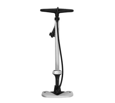 Насос напольный Green Cycle GPF-395P с манометром, под два типа клапана AV+FV, серебристый