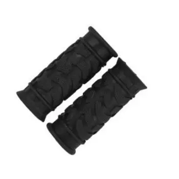 Грипсы велосипедные JOY KIE MTB HL-G47C 75mm, резина, черные, HL-G47C 75mm black