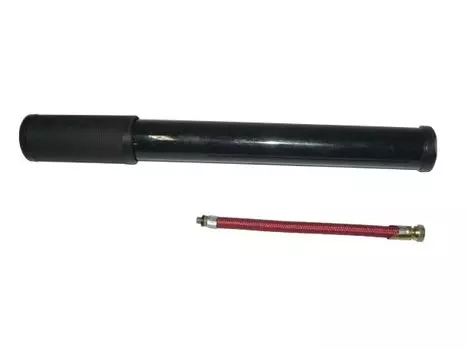 Насос велосипедный ACME, пластиковый 22*259мм со шлангом авто-ниппель (100) черный 5-470040