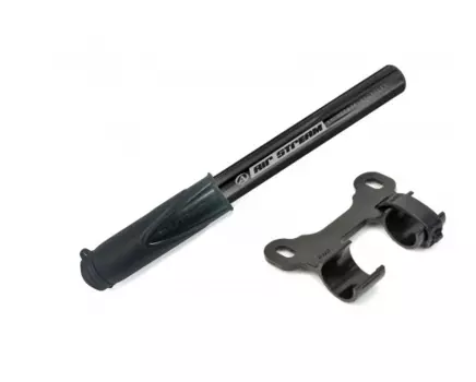 Насос велосипедный AUTHOR, алюминий, AAP Airstream AL шланг+FV-адаптр до 120 PSI 215мм, диаметр 25мм, черный, 8-18101090