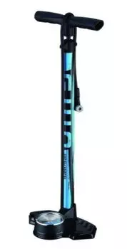 Насос велосипедный Giyo GF-2332, напольный, сталь, давление 11 атм/160 psi, манометр, AV/FV, GF2332