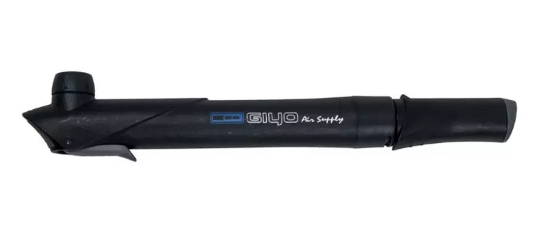 Насос велосипедный GIYO, телескопический, универсальный, 2-х сторонний внутренний вентиль “вело/авто”, черный, GP47E
