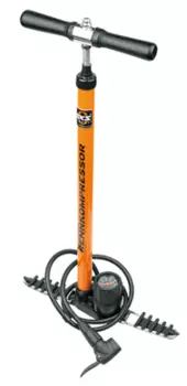 Насос велосипедный SKS Rennkompressor, MULTI VALVE, orange, 10063