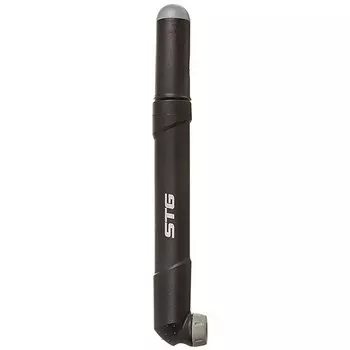 Насос велосипедный STG GP-45, ручной, пластик, Presta и Schrader, без упаковки, чёрный, Х95396