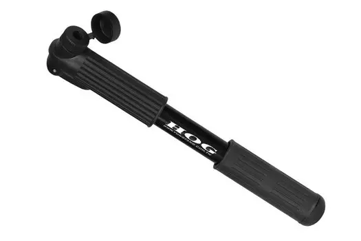 Насос велосипедный YUNG FANG HOG-001P, пластик, авто/вело, черный, HOG-001P