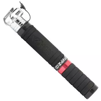 Насос велосипеджный ZEFAL Z CROSS XL, ручной, телескопический, алюминий, черный, 8510