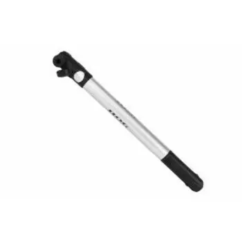 Насос YUNG FANG алюминий,Т-ручка,увел.объем,авто/вело,серебристый, HOG-004