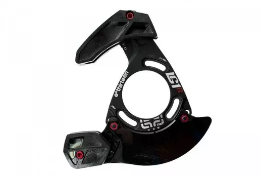 Натяжитель цепи E Thirteen LG1 Race Carbon Chainguide I05 Mount 28-34-38t Bash, черный, CG2LRA-100