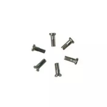 Нипель велосипедный NANDUN steel, 14G 2.0 х 12mm, сталь, серебристый, UCP, G000003586